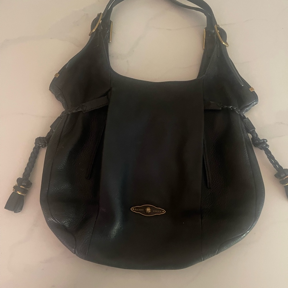 Elliott Lucca, leather shoulder bag